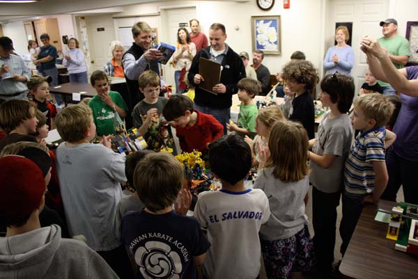 Over 90 adults and young people enjoyed the original creations displayed at the 2012 LEGO Contest organized by St. Luke's Episcopal Church in its Willard Hall on Main Street in Chester on Saturday, April 14. Participating LEGO enthusiasts came from 13 towns in Vermont, two in New Hampshire, and one in New York State.