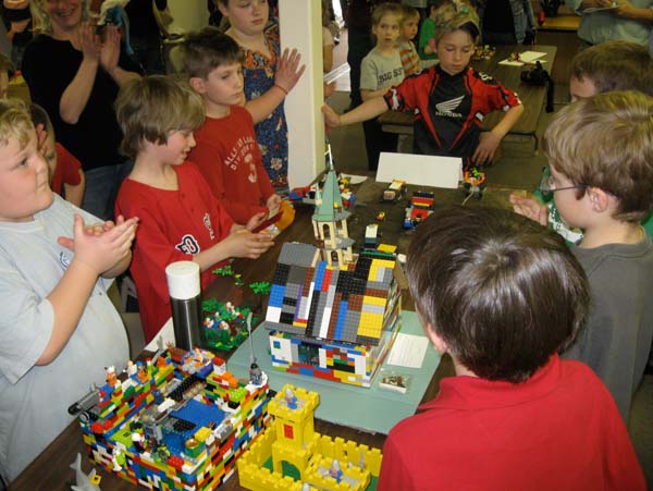 Over 90 adults and young people enjoyed the original creations displayed at the 2012 LEGO Contest organized by St. Luke's Episcopal Church in its Willard Hall on Main Street in Chester on Saturday, April 14. Participating LEGO enthusiasts came from 13 towns in Vermont, two in New Hampshire, and one in New York State.