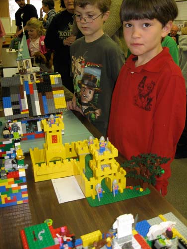 Over 90 adults and young people enjoyed the original creations displayed at the 2012 LEGO Contest organized by St. Luke's Episcopal Church in its Willard Hall on Main Street in Chester on Saturday, April 14. Participating LEGO enthusiasts came from 13 towns in Vermont, two in New Hampshire, and one in New York State.