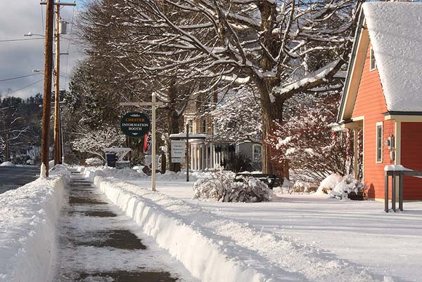 Scenes from the first Chester snowfall of Winter 2012 (December 29, 2012). Brian Ballinger and Lew Watters went on a Chester photo shoot just after we received our first real winter storm with a foot of new snow.